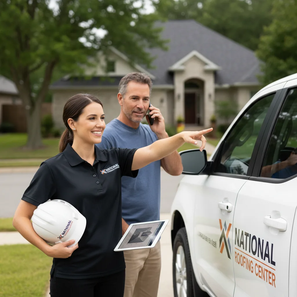 National Roofing Center customer support in Baldwin Place